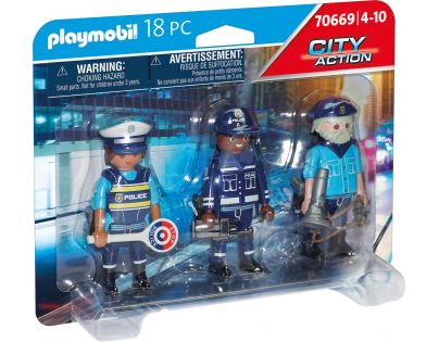 PLAYMOBIL® 70669 Set figurek Policie