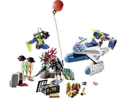 PLAYMOBIL® 70776 Adventní kalendář Nasazení policejních potápěčů