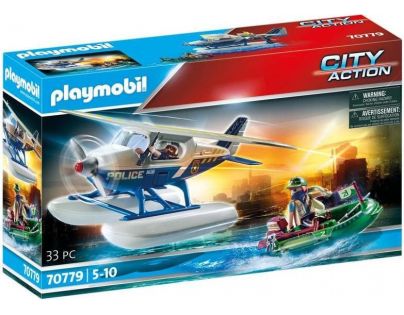 PLAYMOBIL® 70779 Policejní hydroplán Pronásledování pašeráka