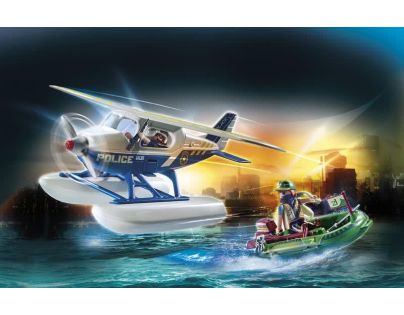 PLAYMOBIL® 70779 Policejní hydroplán Pronásledování pašeráka