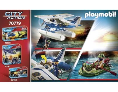 PLAYMOBIL® 70779 Policejní hydroplán Pronásledování pašeráka