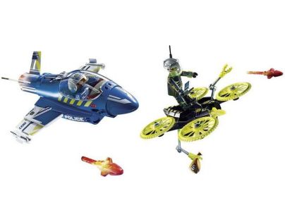 PLAYMOBIL® 70780 Policejní tryskáč Pronásledování dronu