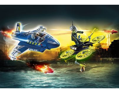 PLAYMOBIL® 70780 Policejní tryskáč Pronásledování dronu