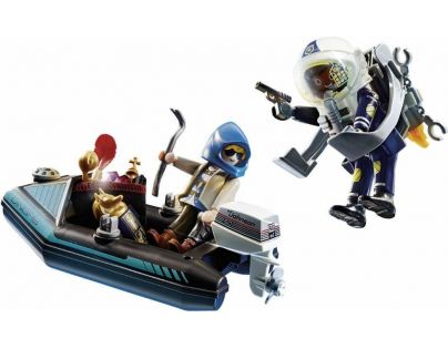 PLAYMOBIL® 70782 Policejní Jetpack Zatčení zloděje umění