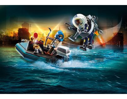 PLAYMOBIL® 70782 Policejní Jetpack Zatčení zloděje umění