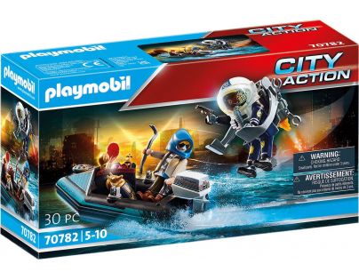 PLAYMOBIL® 70782 Policejní Jetpack Zatčení zloděje umění