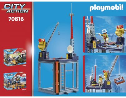 PLAYMOBIL® 70816 Starter Pack Stavba s lanovým navijákem