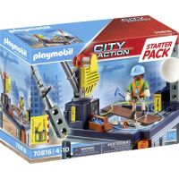 PLAYMOBIL® 70816 Starter Pack Stavba s lanovým navijákem 6