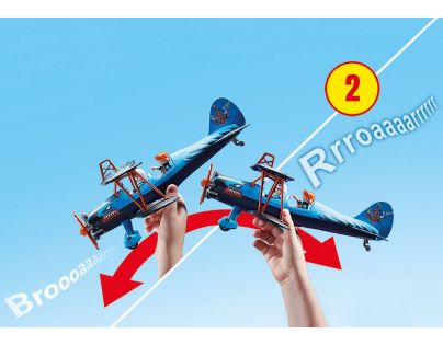 PLAYMOBIL® 70831 Air Stuntshow Dvouplošník Fénix