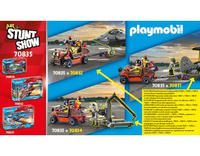 PLAYMOBIL® 70835 Air Stuntshow Mobilní servis