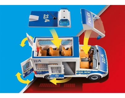 PLAYMOBIL® 70899 Policejní transportér se světlem a zvukem