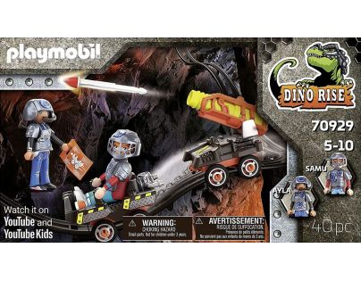 PLAYMOBIL® 70929 Dino Mine Vozík s raketami