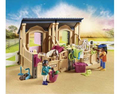 PLAYMOBIL® 70995 Výuka jízdy na koni s koňskými stájemi