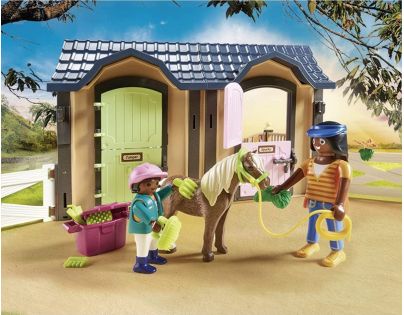 PLAYMOBIL® 70995 Výuka jízdy na koni s koňskými stájemi