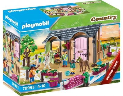 PLAYMOBIL® 70995 Výuka jízdy na koni s koňskými stájemi