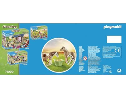 PLAYMOBIL® 71000 Dva Islandští pony s hříbaty