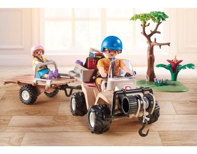 PLAYMOBIL® 71011 Čtyřkolka na záchranu zvířat - Poškozený obal
