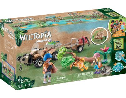 PLAYMOBIL® 71011 Čtyřkolka na záchranu zvířat - Poškozený obal