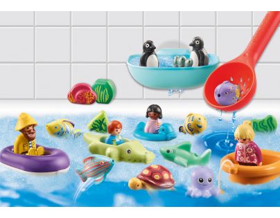 PLAYMOBIL® 71086 PLAYMOBIL 1.2.3 aqua Adventní kalendář Zábava ve vodě