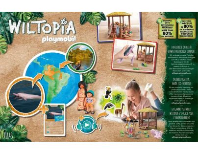 PLAYMOBIL® 71143 Wiltopia Výprava za říčními delfíny