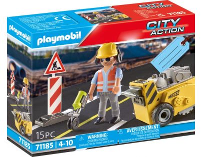 PLAYMOBIL® 71185 Stavební dělník s frézou