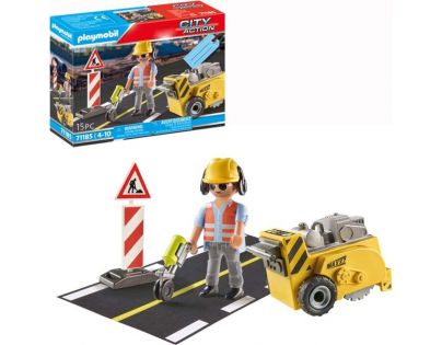 PLAYMOBIL® 71185 Stavební dělník s frézou