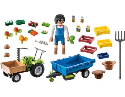 PLAYMOBIL® 71249 Traktor s přívěsem