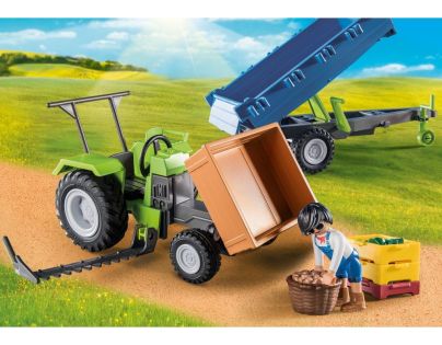 PLAYMOBIL® 71249 Traktor s přívěsem