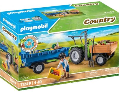 PLAYMOBIL® 71249 Traktor s přívěsem