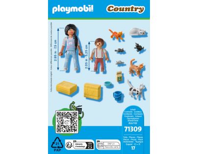 PLAYMOBIL® 71309 Kočičí rodina