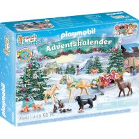 PLAYMOBIL® 71345 Adventní kalendář Koně Vánoční jízda na saních - Poškozený obal