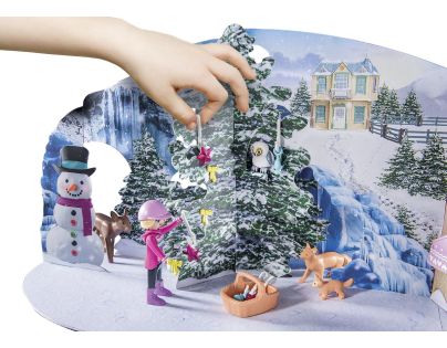 PLAYMOBIL® 71345 Adventní kalendář Koně Vánoční jízda na saních - Poškozený obal