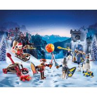 PLAYMOBIL® 71346 Adventní kalendář Novelmore Boj na sněhu 2
