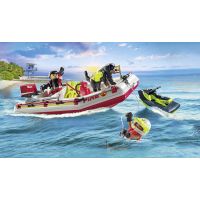 PLAYMOBIL® 71464 Hasičský člun s vodním skútrem 2