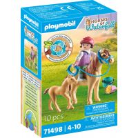 PLAYMOBIL® 71498 Dítě s poníkem a hříbátkem