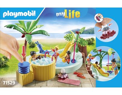 PLAYMOBIL® 71529 Dětský bazén s vířivkou