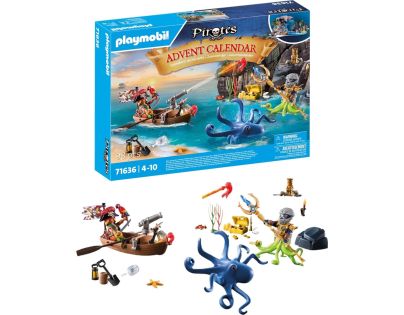 PLAYMOBIL® 71636 Adventní kalendář Piráti - Poškozený obal