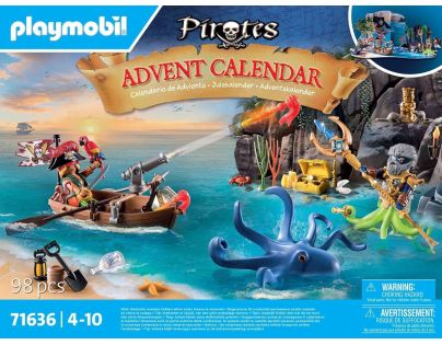 PLAYMOBIL® 71636 Adventní kalendář Piráti - Poškozený obal