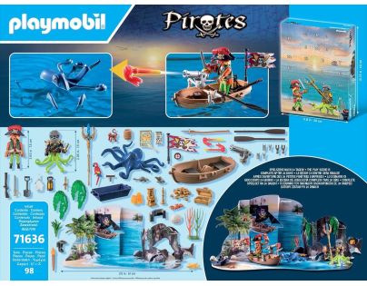 PLAYMOBIL® 71636 Adventní kalendář Piráti - Poškozený obal