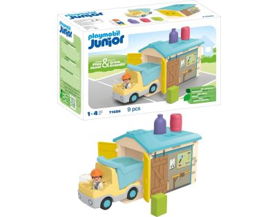 PLAYMOBIL® 71686 Junior Vyklápěcí auto s garáží