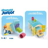 PLAYMOBIL® 71686 Junior Vyklápěcí auto s garáží 4