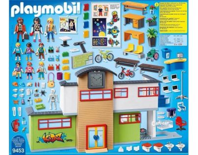 PLAYMOBIL® 9453 Zařízená školní budova