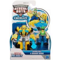 Transformers Rescude Dino-Bots 2 figurky Playskool - Bumblebee a Graham Burns 2