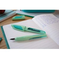 Plnicí pero se standardním hrotem M - STABILO EASYbuddy Pastel mentolová - 1 ks - vč. bombičky s modrým zmizíkovatelným inkoustem 5