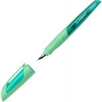 Plnicí pero se standardním hrotem M - STABILO EASYbuddy Pastel mentolová - 1 ks - vč. bombičky s modrým zmizíkovatelným inkoustem 2