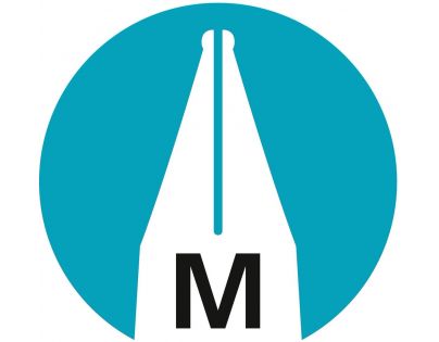 Plnicí pero se standardním hrotem M - STABILO EASYbuddy Pastel obláčkově modrá - 1 ks - vč. bombičky s modrým zmizíkovatelným inkoustem