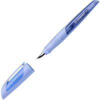 Plnicí pero se standardním hrotem M - STABILO EASYbuddy Pastel obláčkově modrá - 1 ks - vč. bombičky s modrým zmizíkovatelným inkoustem 2