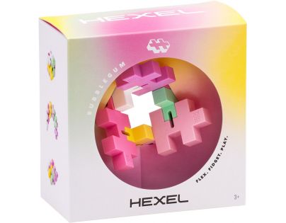 Plus-Plus Hexel Bubblegum