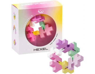 Plus-Plus Hexel Bubblegum