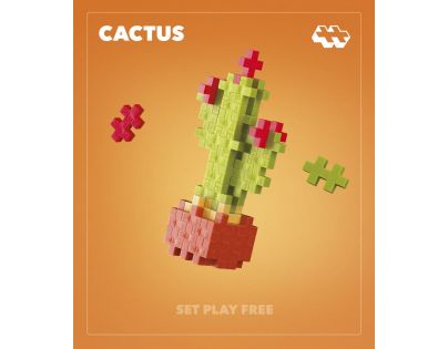 Plus-Plus Kytky Kaktus
